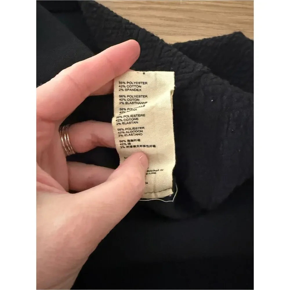 Free People Easy Street Mini Dress Black - Medium